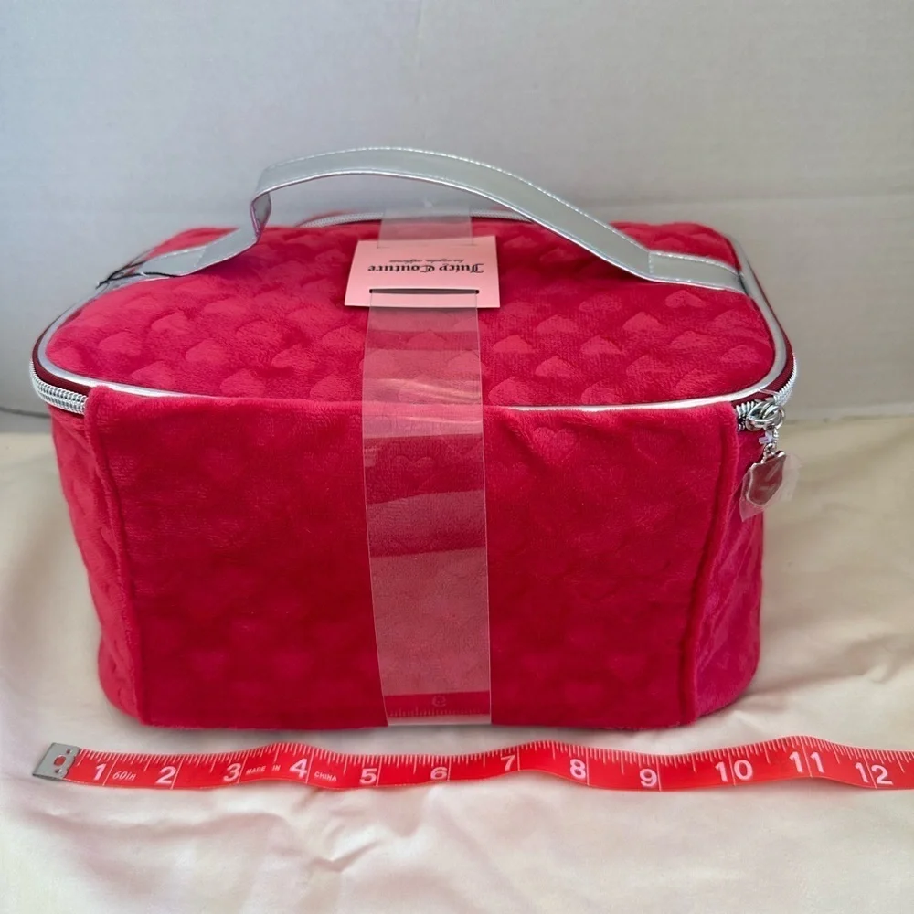 Juicy Couture Pink and Blue Travel Cosmetic Bags